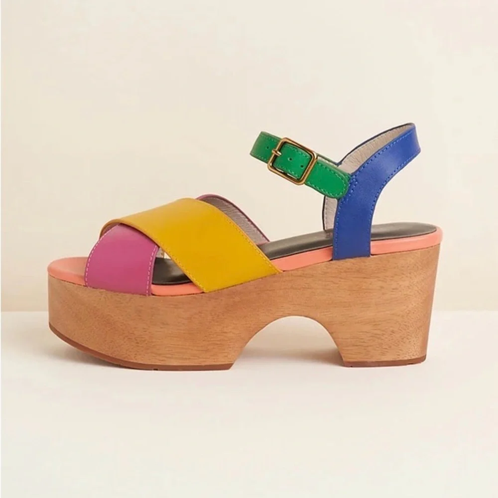 Charlotte Stone Dermot Solimar Colorful Platform Sandals - Picture 3 of 6